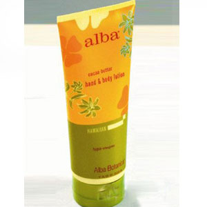 alba botanica 可可脂润肤乳