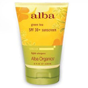 alba botanica 绿茶防晒乳SPF30+