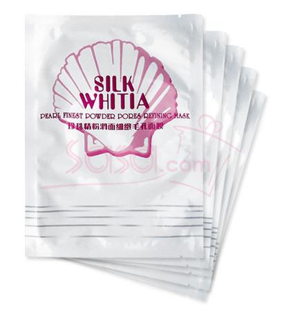 SILK WHITIA 珍珠精粉收毛孔面膜